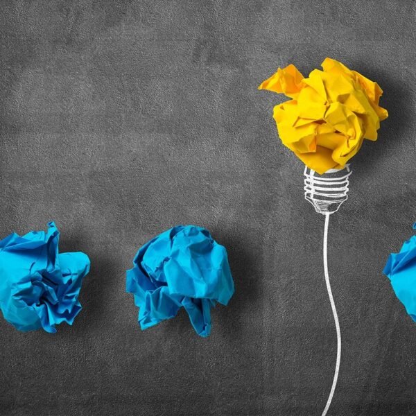 Concepto visual sobre creatividad e ideas de Intelectual Care